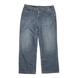 Tommy Hilfiger Jeans – Light Wash Relaxed Straight Fit 42x32 (Fits 38x27)